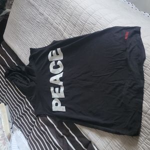New w/tags Peace Love World Hooded Tank